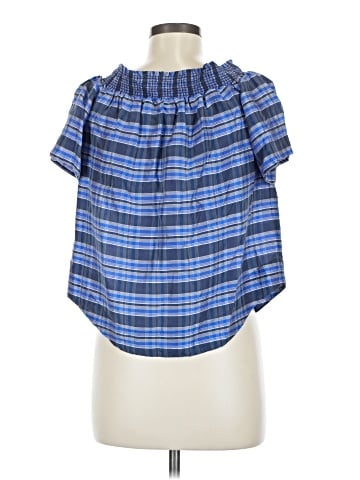 J.Crew Collection Short Sleeve Blouse (view 2)