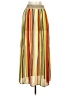 Venus Stripes Yellow Casual Skirt Size XS - photo 2