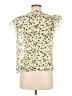 On 34th Yellow Short Sleeve Blouse Size M - photo 2