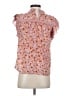 DR2 100% Polyester Pink Short Sleeve Blouse Size XS - photo 2
