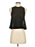 Carbon38 100% Polyester Black Tank Top Size S - photo 1