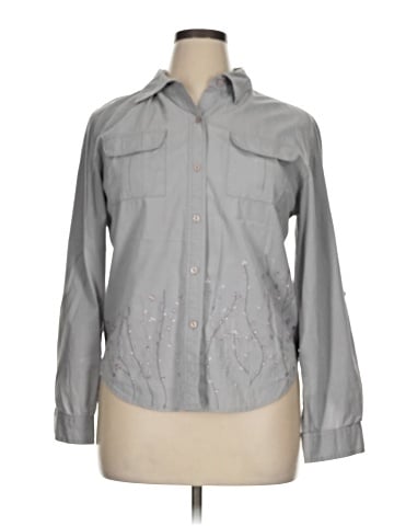 Tantrums Long Sleeve Button-Down Shirt (view 1)