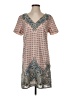 Ann Taylor 100% Polyester Paisley Tan Casual Dress Size XS - photo 1