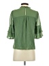 Monteau 100% Polyester Green 3/4 Sleeve T-Shirt Size S - photo 2
