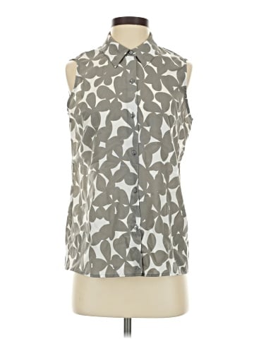 Ann Taylor LOFT Outlet Sleeveless Button-Down Shirt (view 1)