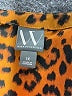 Worthington 100% Polyester Animal Print Orange 3/4 Sleeve Blouse Size 1X - photo 7