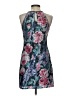 Jump Apparel Floral Blue Cocktail Dress Size 3 - 4 - photo 2
