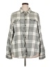 George Plaid Gray Long Sleeve Button-Down Shirt Size 2X - photo 1