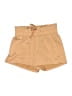 Freely Solid Tan Khaki Shorts Size S - photo 1