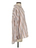Wild Fable Stripes Gray Long Sleeve Blouse Size S - photo 4