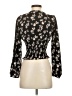 Love Tree 100% Polyester Black 3/4 Sleeve Blouse Size S - photo 2