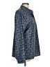 Unbranded 100% Polyester Paisley Blue Long Sleeve Blouse Size L - photo 4