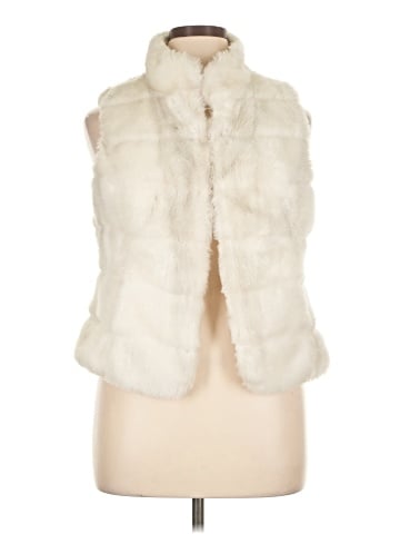 White House Black Market Faux Fur Vest (view 1)