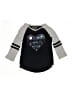 Mudd Black 3/4 Sleeve Top Size 10 - photo 1