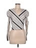 iris Silver Long Sleeve Blouse Size M - photo 1