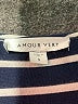 Amour Vert Stripes Blue Casual Dress Size S - photo 6