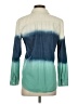 Chico's Color Block Teal Long Sleeve Blouse Size Sm (0) - photo 2