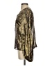 LoveShackFancy Floral Gold Green Long Sleeve Silk Top Size XS - photo 5