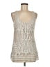 Express Silver Sleeveless Top Size S - photo 1