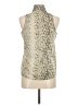 Eight Sixty 100% Polyester Silver Sleeveless Blouse Size M - photo 2