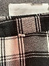 Unbranded Plaid Black 3/4 Sleeve Button-Down Shirt Size L - photo 7