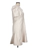 DKNY 100% Polyurethane Solid Ivory Casual Dress Size 10 - photo 4
