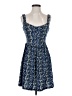 Bebop 100% Polyester Paisley Blue Casual Dress Size S - photo 1