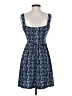 Bebop 100% Polyester Paisley Blue Casual Dress Size S - photo 2