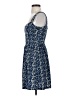 Bebop 100% Polyester Paisley Blue Casual Dress Size S - photo 5
