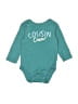 Carter's 100% Cotton Teal Long Sleeve Onesie 3-6 MO / 6 MO - photo 1