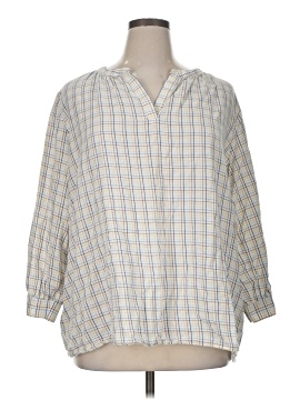 Lands' End 3/4 Sleeve Button Down Shirt