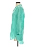 Amanda Uprichard 100% Silk Teal Blouse Size S - photo 5