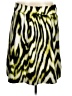 Worthington Animal Print Green Casual Skirt Size 8 - photo 1