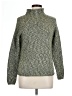 Havana Jack's Cafe Tweed Green Turtleneck Sweater Size L - photo 1