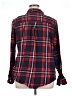 Old Navy 100% Cotton Plaid Red Long Sleeve Button-Down Shirt Size XL - photo 2