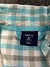 Gap Kids Checkered-gingham Teal Long Sleeve Button-Down Shirt Size XS (kids) - photo 3