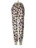 Lush 100% Polyester Animal Print Ivory Tan Sweatpants Size S - photo 1