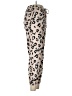 Lush 100% Polyester Animal Print Ivory Tan Sweatpants Size S - photo 4
