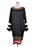 Unbranded Graphic Black Casual Dress Size 5X - photo 1