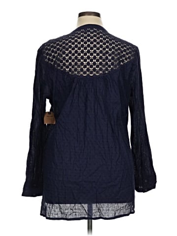 Ruff Hewn 3/4 Sleeve Button-Down Shirt (view 2)