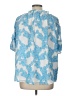 Current Air 100% Polyester Blue 3/4 Sleeve Blouse Size L - photo 2