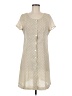 Amanda Smith 100% Polyester Tan Casual Dress Size 6 - photo 1
