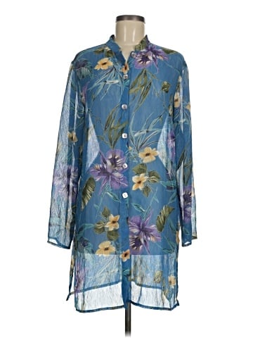 Susan Graver 3/4 Sleeve Blouse (view 1)