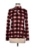 Como Black Burgundy Long Sleeve Top Size M - photo 1