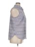 Talbots Houndstooth Gray Sleeveless Button-Down Shirt Size XL - photo 4