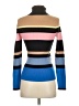 Ann Taylor Color Block Blue Turtleneck Sweater Size XXS - photo 2