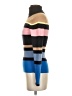 Ann Taylor Color Block Blue Turtleneck Sweater Size XXS - photo 5