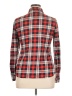 Passport 100% Polyester Plaid Red Long Sleeve Blouse Size XL - photo 2