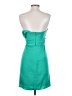 BCBGMAXAZRIA 100% Polyester Solid Teal Cocktail Dress Size 4 - photo 2
