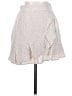 Sim & Sam 100% Rayon Polka Dots Ivory Casual Skirt Size S - photo 1